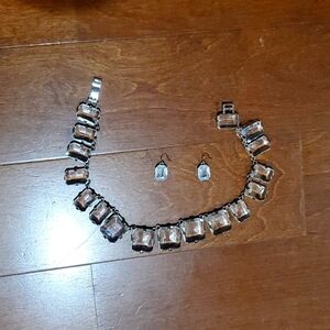 Ann Taylor choker and earring set